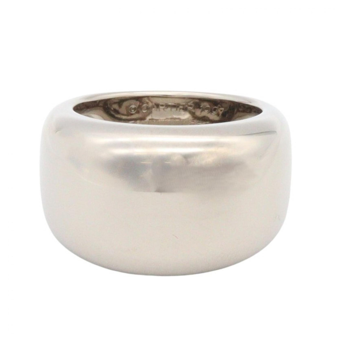 CARTIER Nouvelle Vague K18WG White Gold Ring Size JP 10