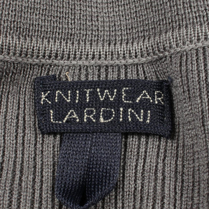 LARDINI Gray Knit Wool Vest Size 48