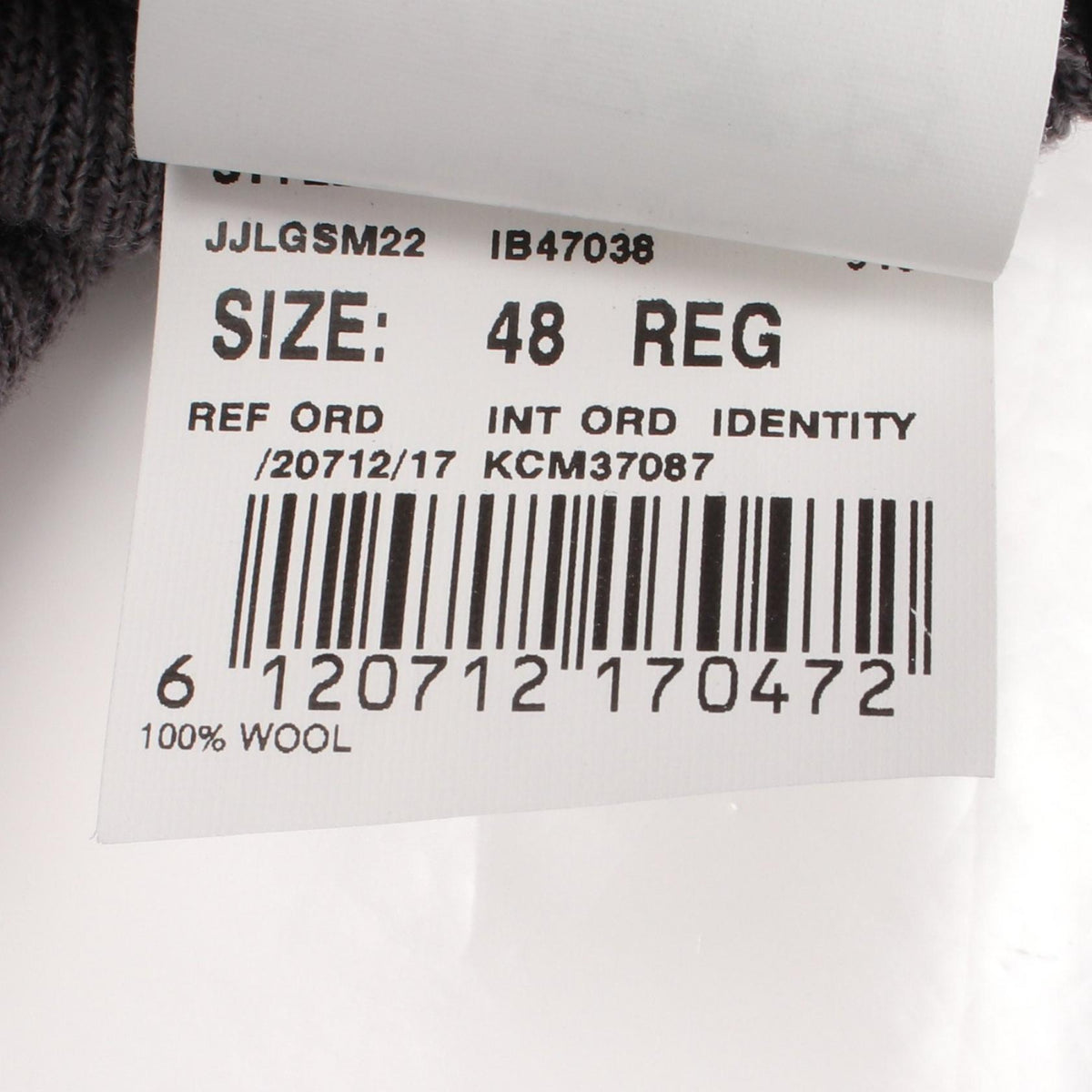 LARDINI Gray Knit Wool Vest Size 48