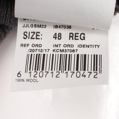 LARDINI Gray Knit Wool Vest Size 48