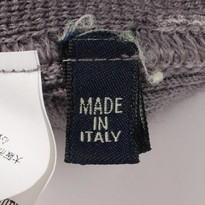 LARDINI Gray Knit Wool Vest Size 48