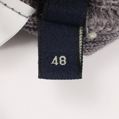 LARDINI Gray Knit Wool Vest Size 48