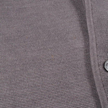 LARDINI Gray Knit Wool Vest Size 48