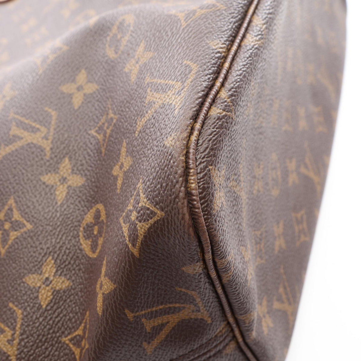 LOUIS VUITTON Neverfull MM Tote Bag Brown