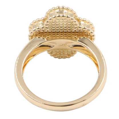 Van Cleef & Arpels Vintage Alhambra Gold Ring Size JP 9.5