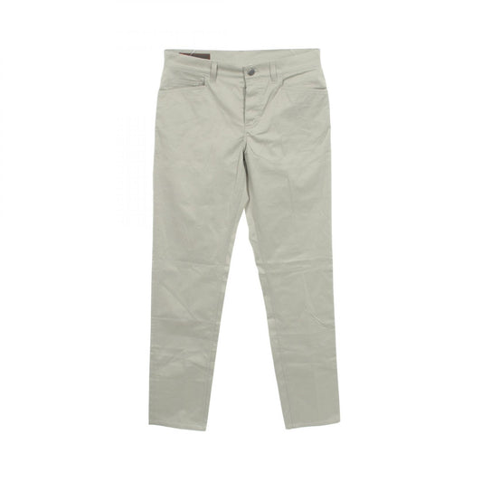 HERMES Gray Cotton Chino Pants Size 40