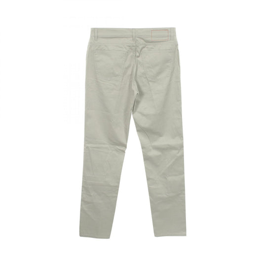 HERMES Gray Cotton Chino Pants Size 40
