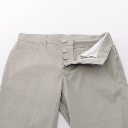 HERMES Gray Cotton Chino Pants Size 40