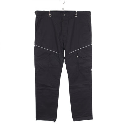 LOUIS VUITTON Logo Embroidered Cotton Cargo Pants Size 46