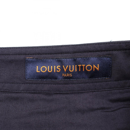 LOUIS VUITTON Logo Embroidered Cotton Cargo Pants Size 46