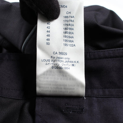 LOUIS VUITTON Logo Embroidered Cotton Cargo Pants Size 46