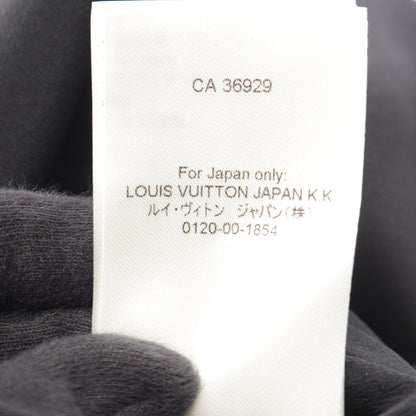 LOUIS VUITTON Silk Sleeveless Midi Dress Black Size 42