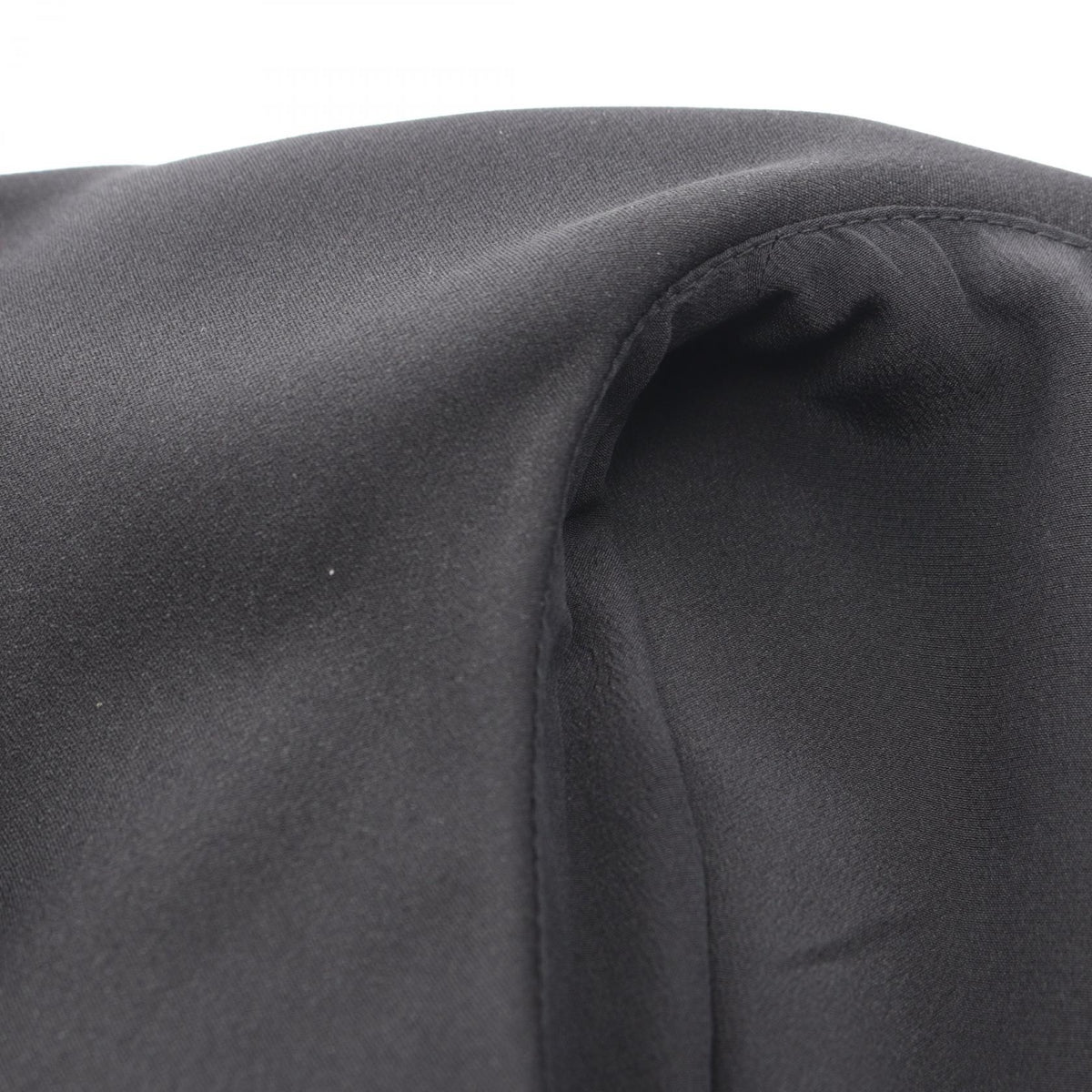 LOUIS VUITTON Silk Sleeveless Midi Dress Black Size 42