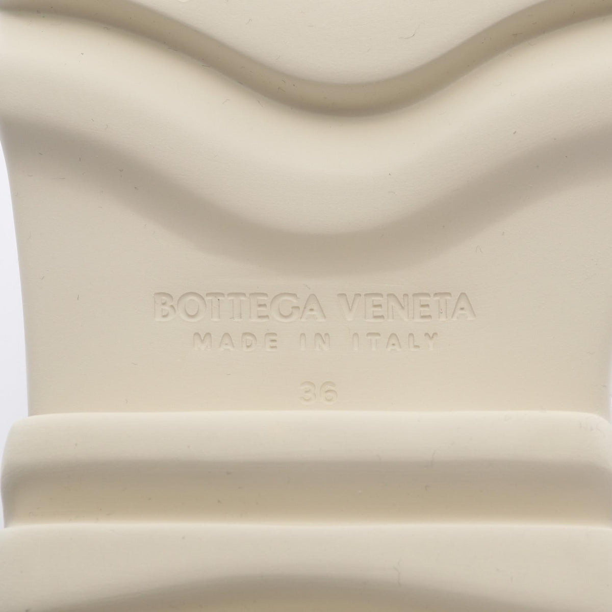 BOTTEGA VENETA Flash Ivory Nylon Leather Sandals Size 36