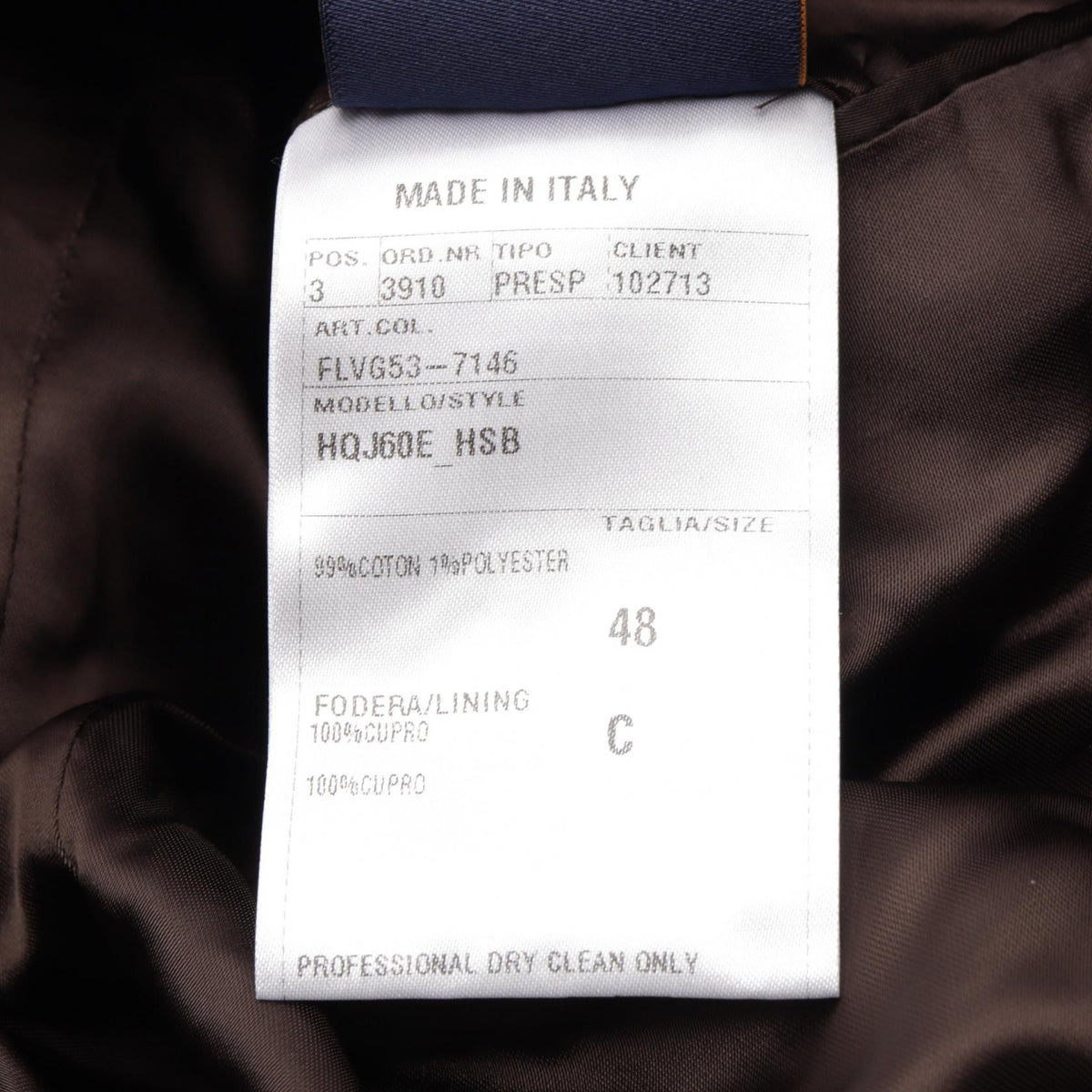 LOUIS VUITTON Damoflage Cotton Blazer Green Size 48