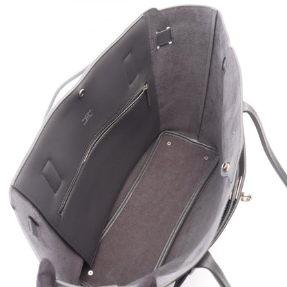 BALENCIAGA Bel Air Medium Leather Bag Gray