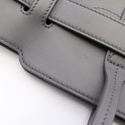 BALENCIAGA Bel Air Medium Leather Bag Gray