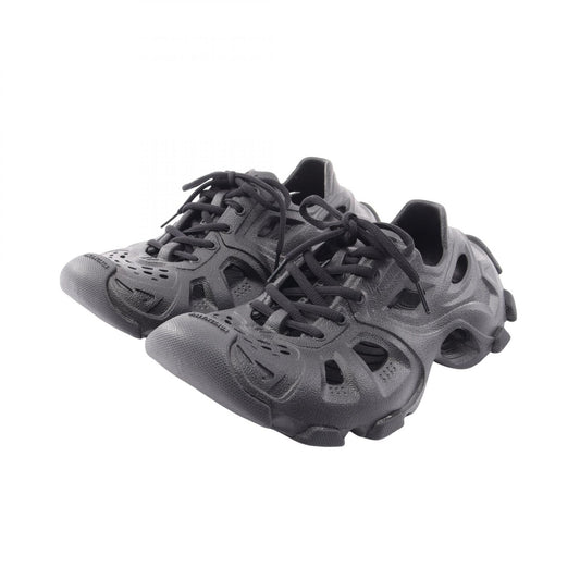 BALENCIAGA HD Black Rubber Sneakers Size 37