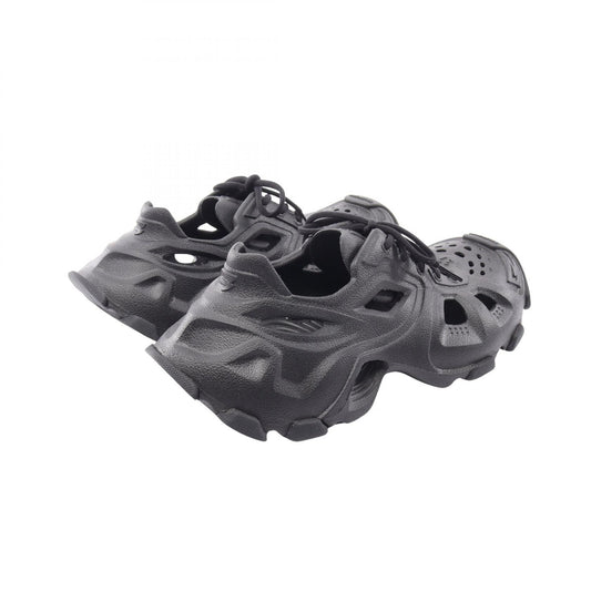 BALENCIAGA HD Black Rubber Sneakers Size 37