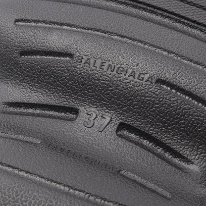 BALENCIAGA HD Black Rubber Sneakers Size 37