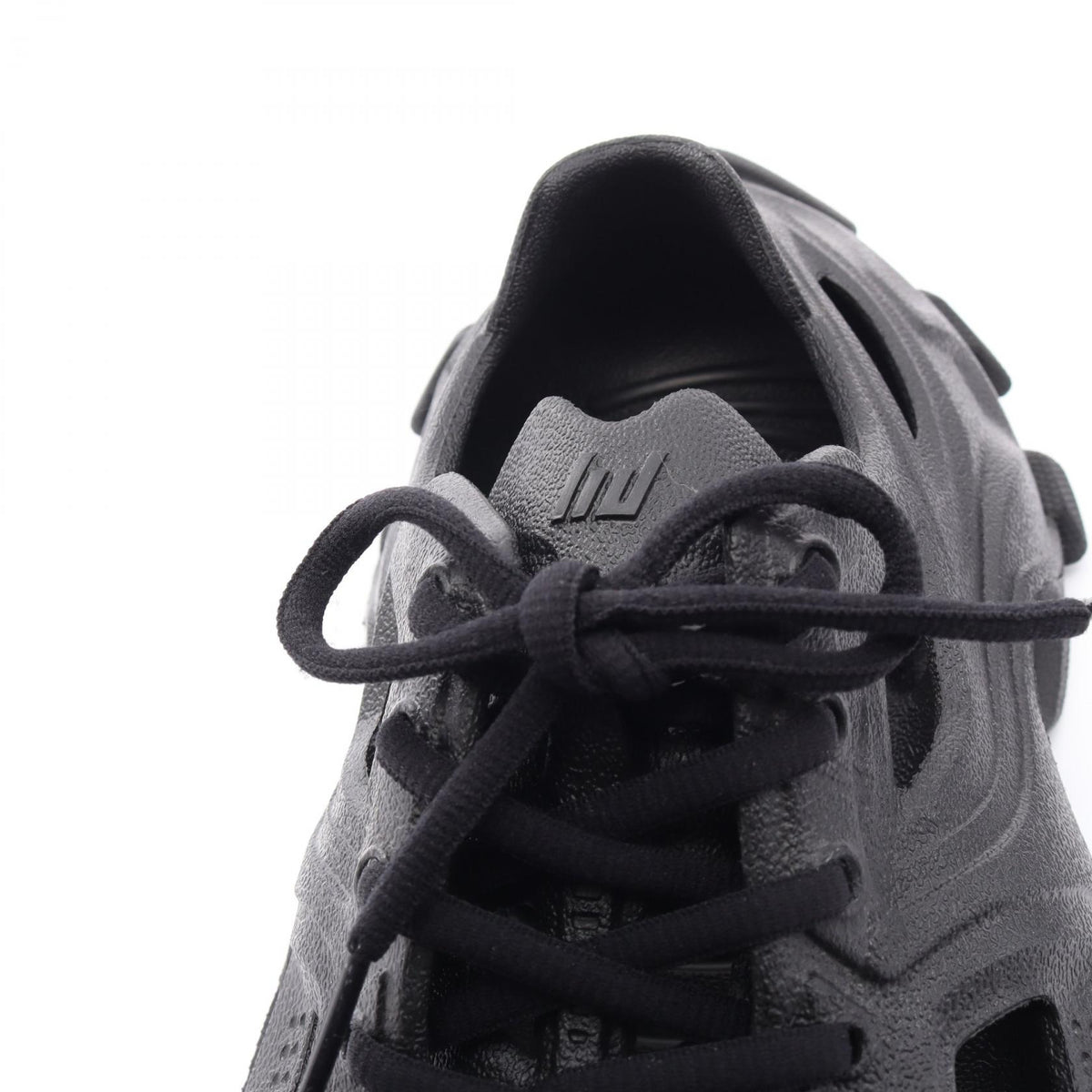 BALENCIAGA HD Black Rubber Sneakers Size 37
