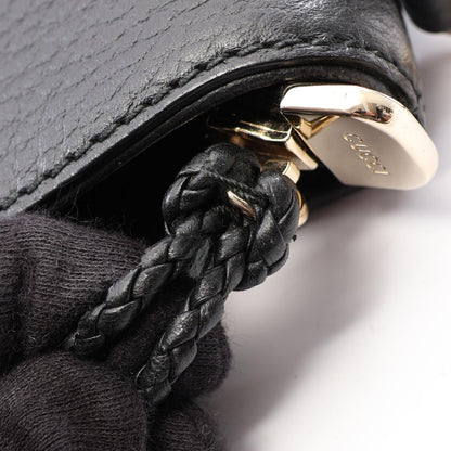 GUCCI Bamboo Tassel 2-Way Bag Black