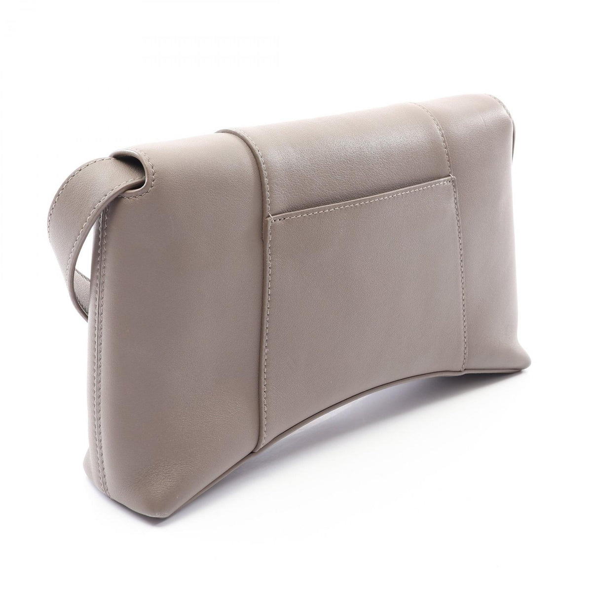 BALENCIAGA DOWNTOWN XS Leather Bag Gray