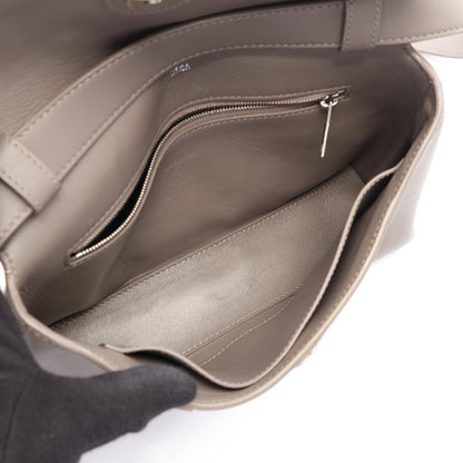 BALENCIAGA DOWNTOWN XS Leather Bag Gray
