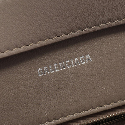 BALENCIAGA DOWNTOWN XS Leather Bag Gray