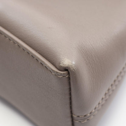 BALENCIAGA DOWNTOWN XS Leather Bag Gray