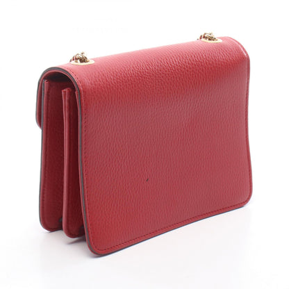GUCCI Interlocking G Leather Shoulder Bag