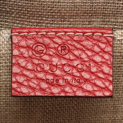 GUCCI Interlocking G Leather Shoulder Bag