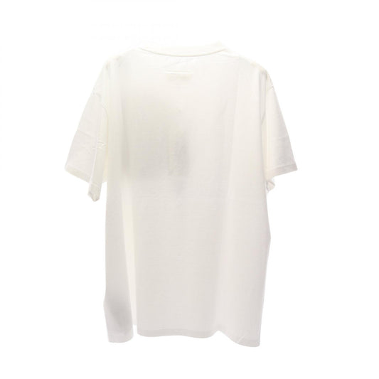 MM6 Spray Print Cotton T-Shirt White/Black Size XL