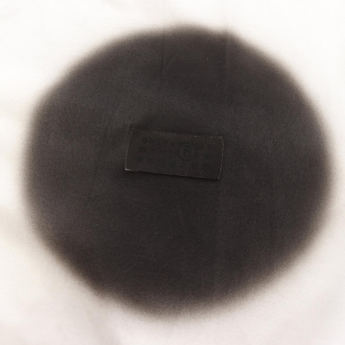 MM6 Spray Print Cotton T-Shirt White/Black Size XL