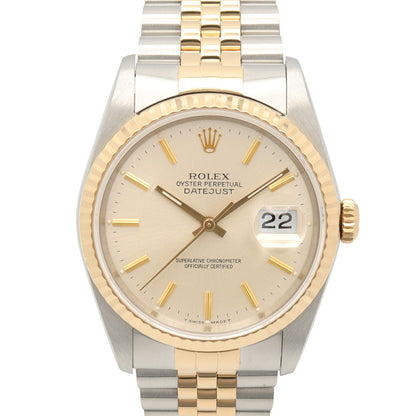 ROLEX Datejust L-Serial K18 YG SS Automatic Watch