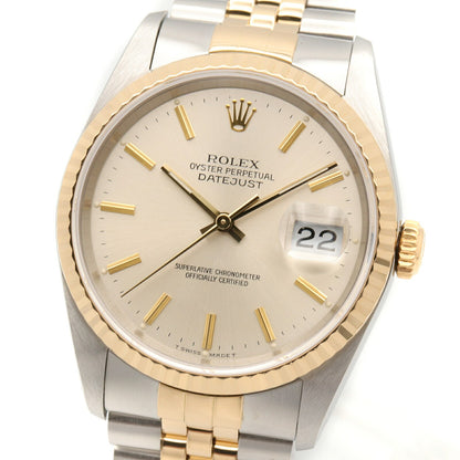 ROLEX Datejust L-Serial K18 YG SS Automatic Watch