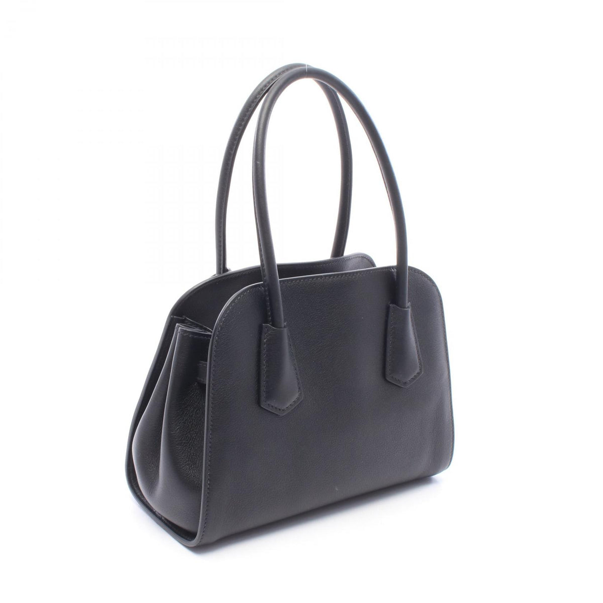 PRADA 2WAY Leather Handbag Black