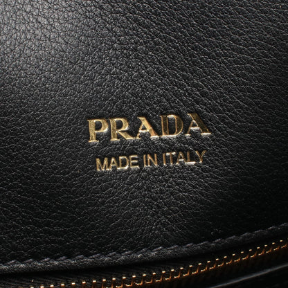 PRADA 2WAY Leather Handbag Black