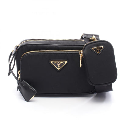 PRADA Re-Nylon Mini Shoulder Bag Black