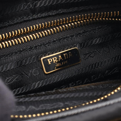 PRADA Re-Nylon Mini Shoulder Bag Black