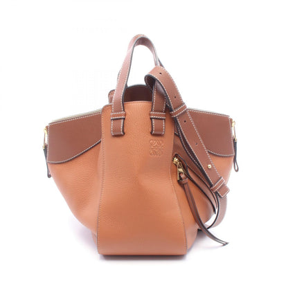 LOEWE Hammock Bag Small Leather Bag, Brown