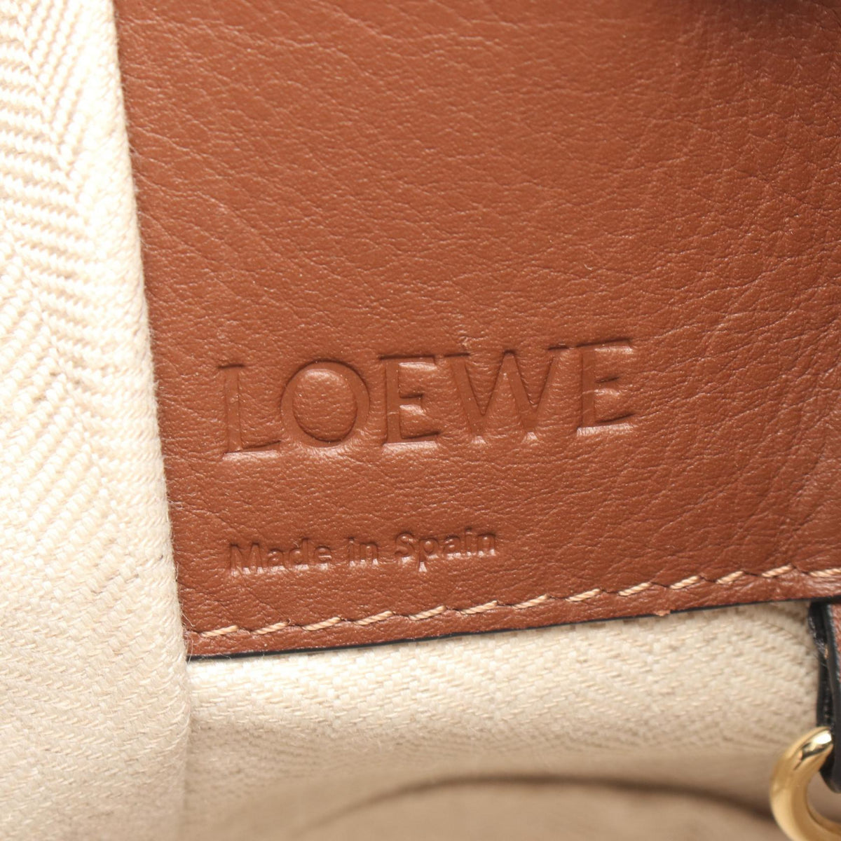 LOEWE Hammock Bag Small Leather Bag, Brown