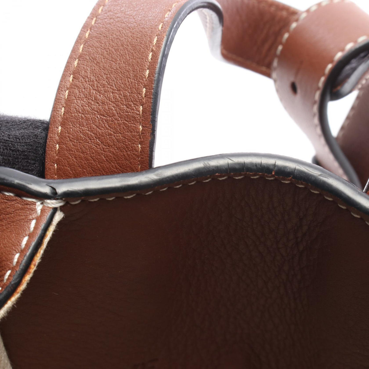 LOEWE Hammock Bag Small Leather Bag, Brown