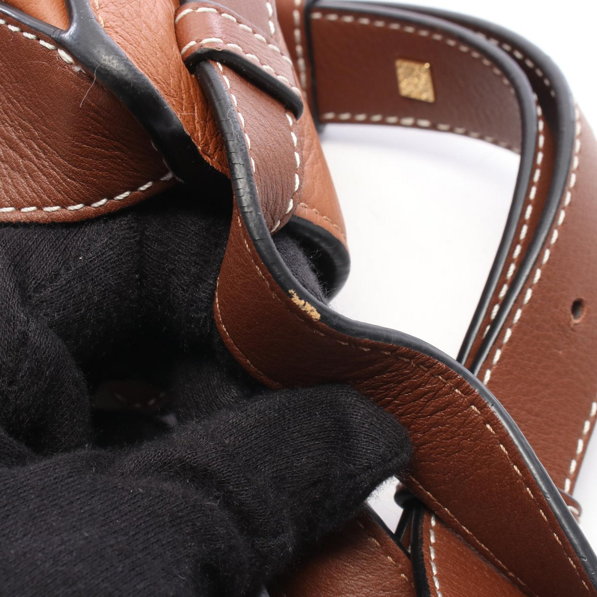 LOEWE Hammock Bag Small Leather Bag, Brown