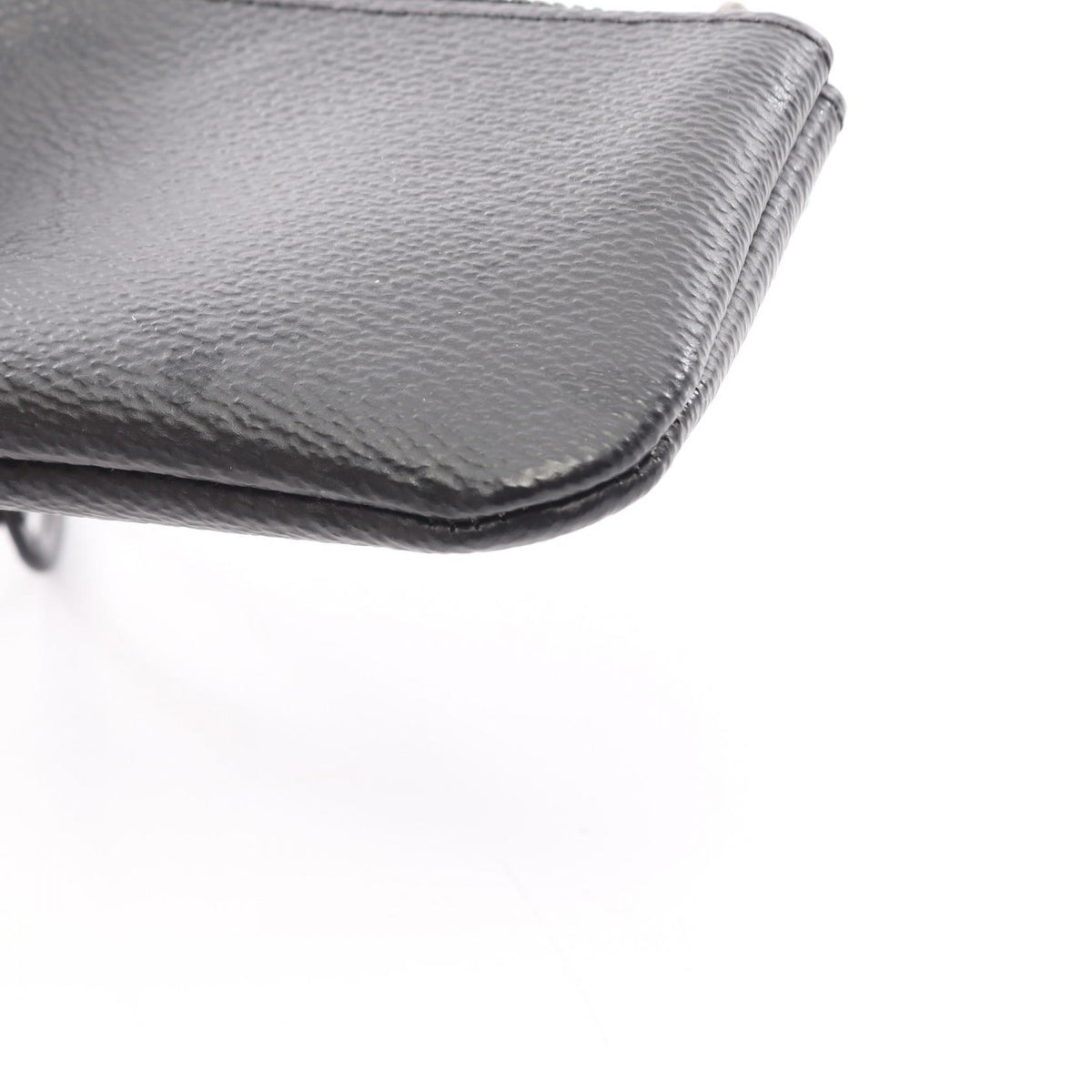 LOUIS VUITTON Monogram Midnight Pochette Clés Case Black