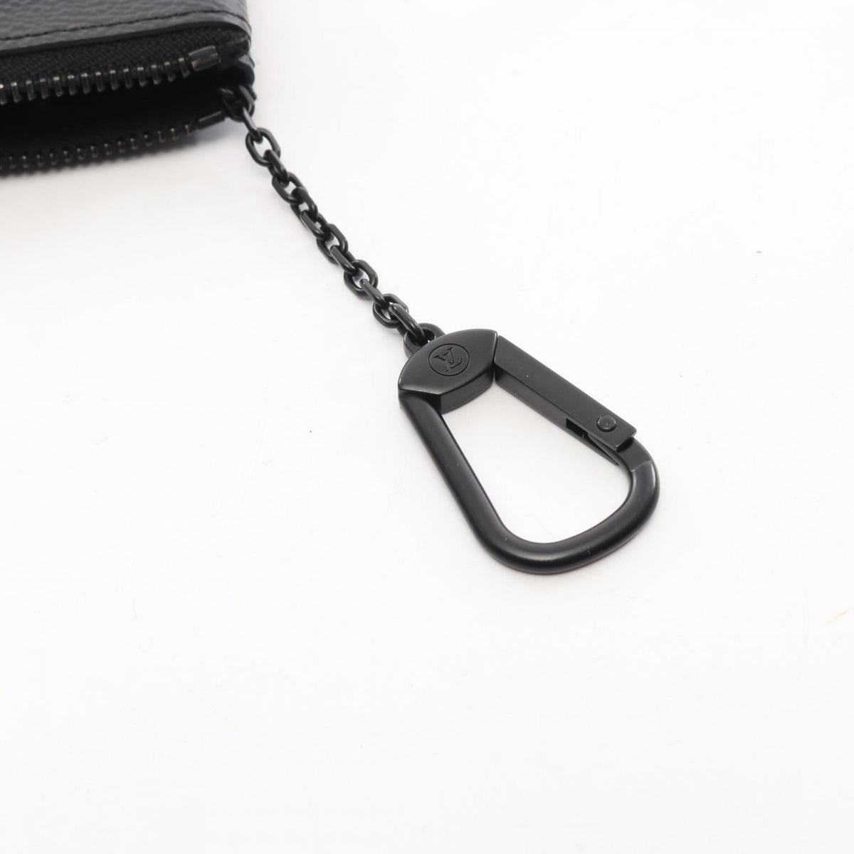 LOUIS VUITTON Monogram Midnight Pochette Clés Case Black