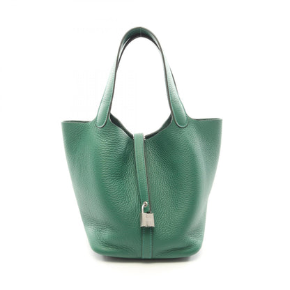 HERMES Picotin Lock MM Taurillon Bag Green
