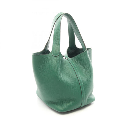 HERMES Picotin Lock MM Taurillon Bag Green