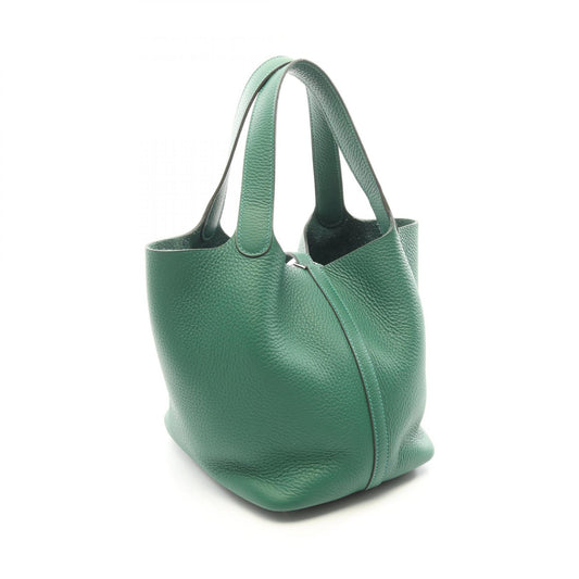 HERMES Picotin Lock MM Taurillon Bag Green