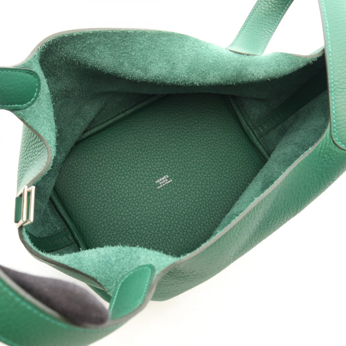 HERMES Picotin Lock MM Taurillon Bag Green
